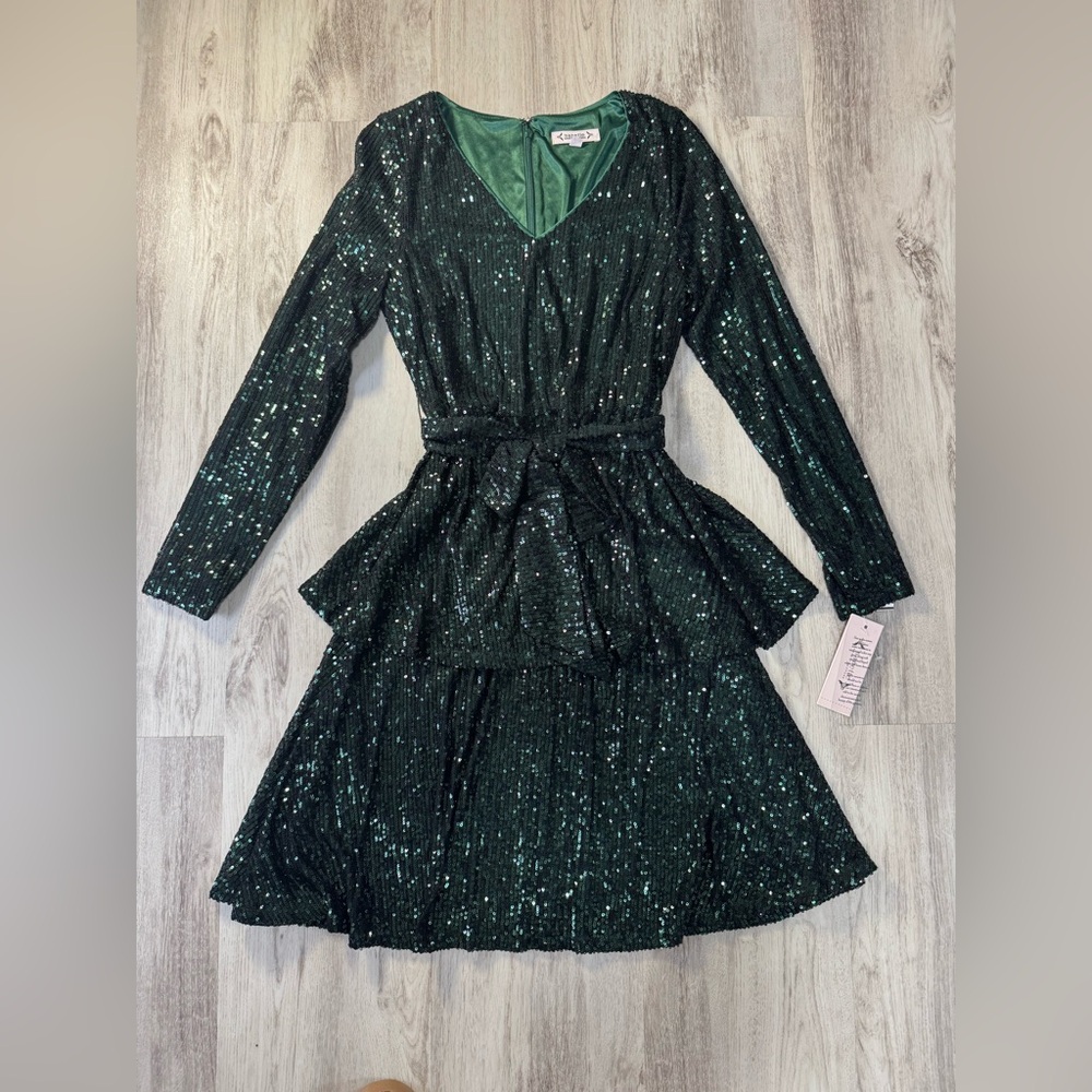 Nanette Lepore Green Sequin Dress